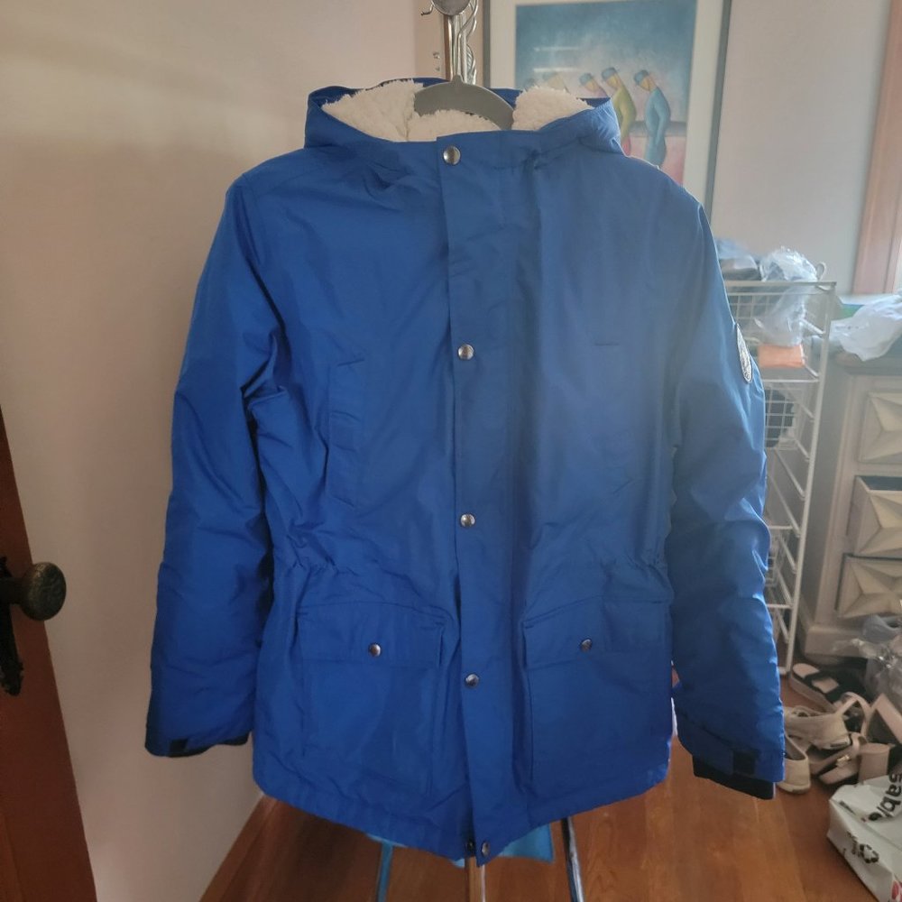 Lands End Kids Husky Expedition Down Winter Parka Size L